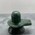 Shivaratri Special Pacche Linga Green Crystal – Sacred Shiva Linga for Pooja | Locate Us Store