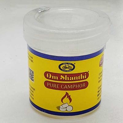 Om Shanthi Pure Camphor – 25 Tablets | Locate Us Store