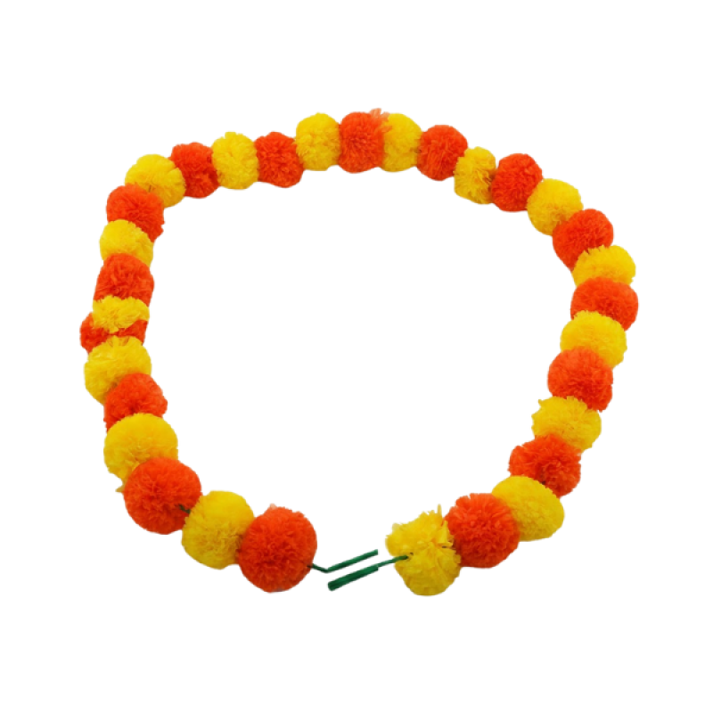 Flower Toran Two Colour Orange Yellow | Locate Us Store