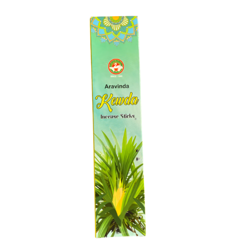 Aravinda Kewda Incense Sticks Pack of 2  – Premium Floral Incense for Home & Spiritual Use by Locate Us Store