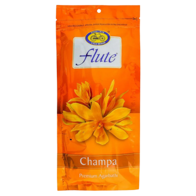 Cycle Flute Champa Ziplock Agarbatti 125 g – Premium Incense Sticks for Pooja & Prayer | Locate Us Store