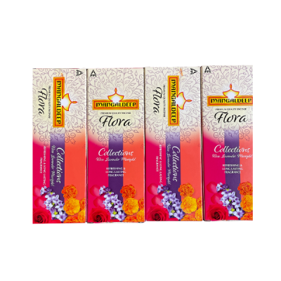 Mangaldeep Flora Collections 3in1 Agarbatti 210 g | Locate Us Store