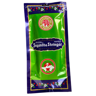 Aravinda Sugandha Shringar Agarbathi (130g) – Premium Floral Fragrance Incense Sticks for Meditation & Puja by Locate Us Store