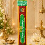 Aravinda Sugandha Shringar Gold Premium Incense Sticks (18g) | Best-Selling Divine Fragrance for Pooja, Meditation & Spiritual Bliss