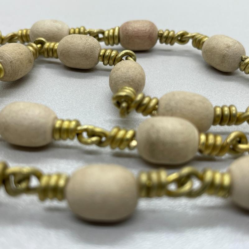 Tulasi Panchaloha Mala 28 Beads – Traditional Spiritual Japa Mala
