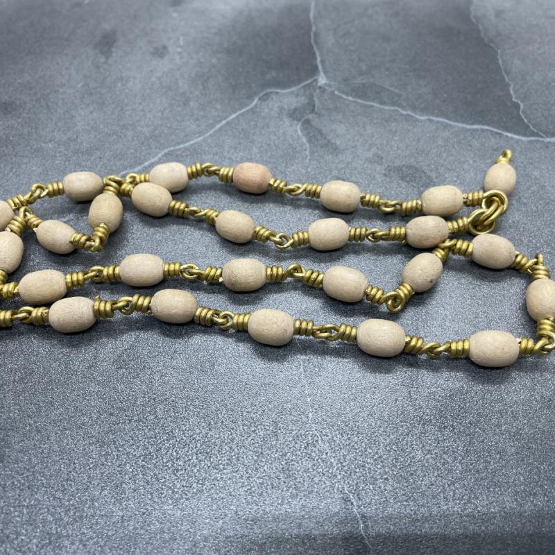 Tulasi Panchaloha Mala 28 Beads – Traditional Spiritual Japa Mala