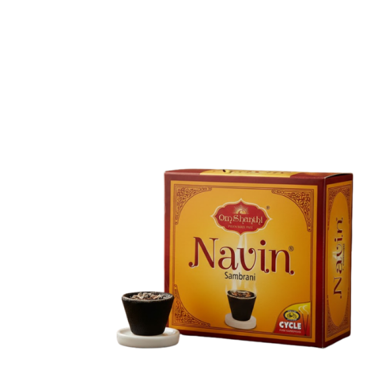 Cycle Navin Om Shanthi Sambrani Cup 10 pcs | Locate Us Store