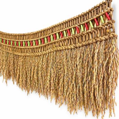 Decorated Paddy Thorana 3.5 Feet for Main Door | Traditional Handmade Bathada Thorana | Rice Torana Door Hanging