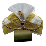 Mysore Peta Color-White – Traditional Handcrafted Royal Indian Headgear | Locate Us Store
