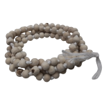 Premium 19-inch Hand-Carved Tulasi Male – Sacred Holy Basil Prayer Beads
