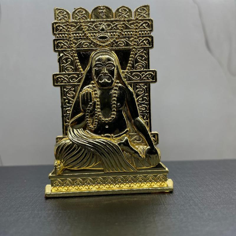 Gold Raghavendra Swamy Idol for Home Pooja | Locate Us Store